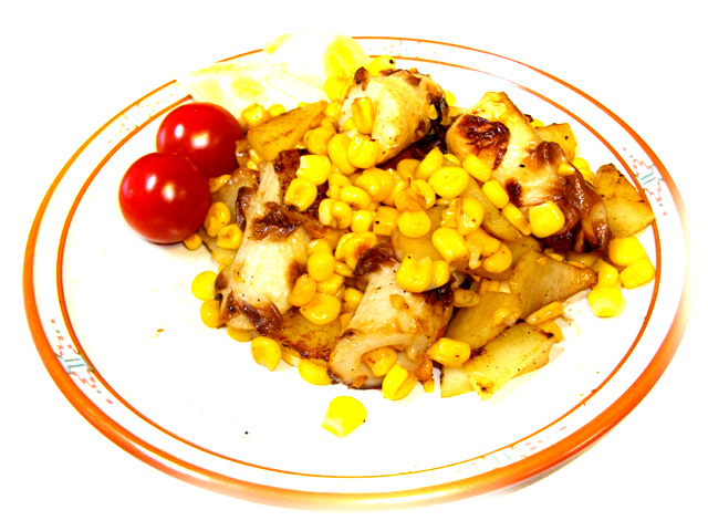 ちくわのチーズ詰焼き