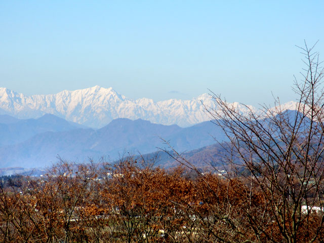 白い山々
