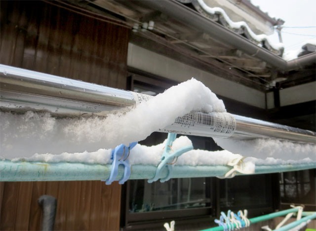 着雪